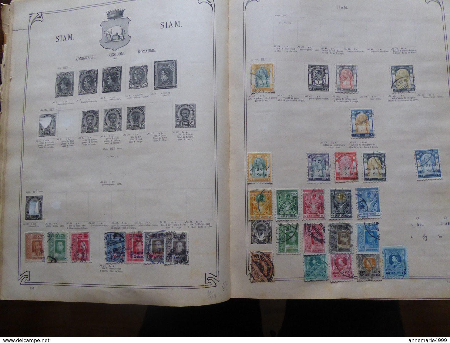 Vieil album collection Monde plusieurs milliers de timbres Voir tous les scans