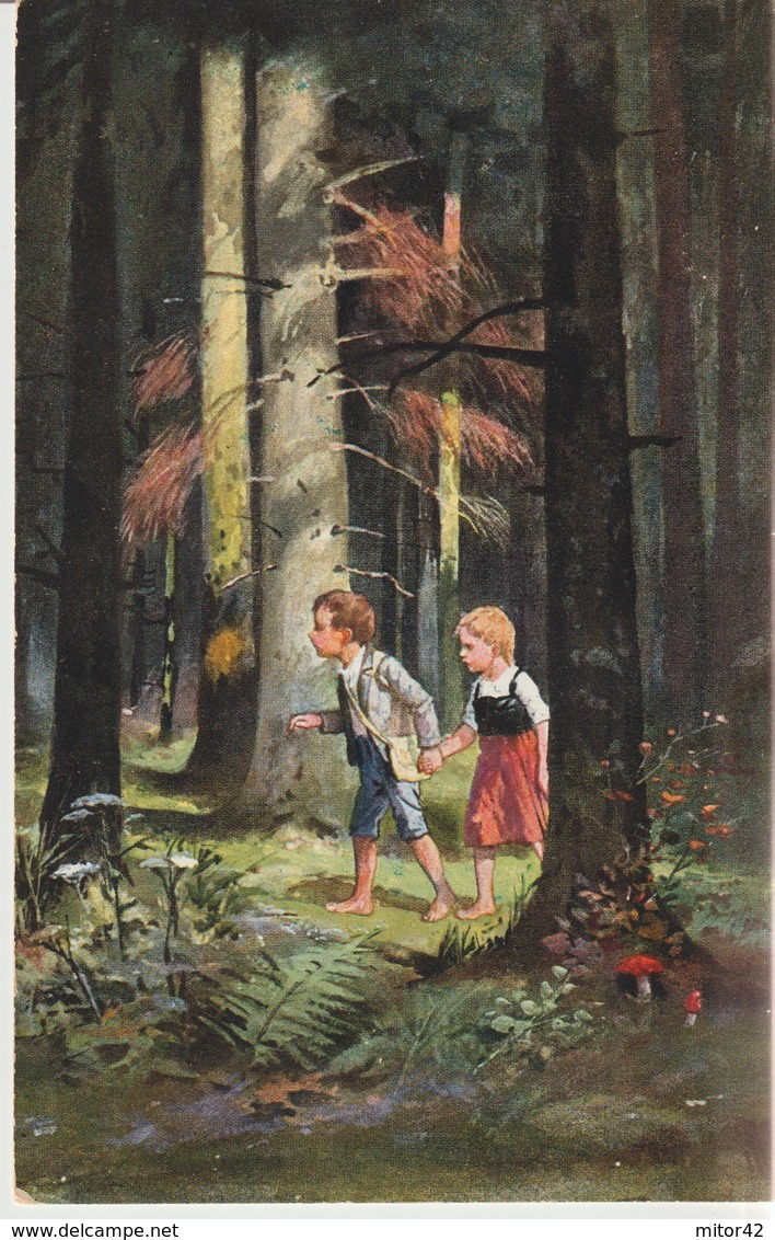 2-Fiabe-Contes-Tales-Cuentos:Hansel E Gretel-viaggiata In Busta Primi 900 - Fiabe, Racconti Popolari & Leggende