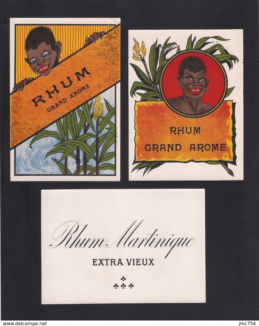 3 Etiquettes De Rhum - Rhum