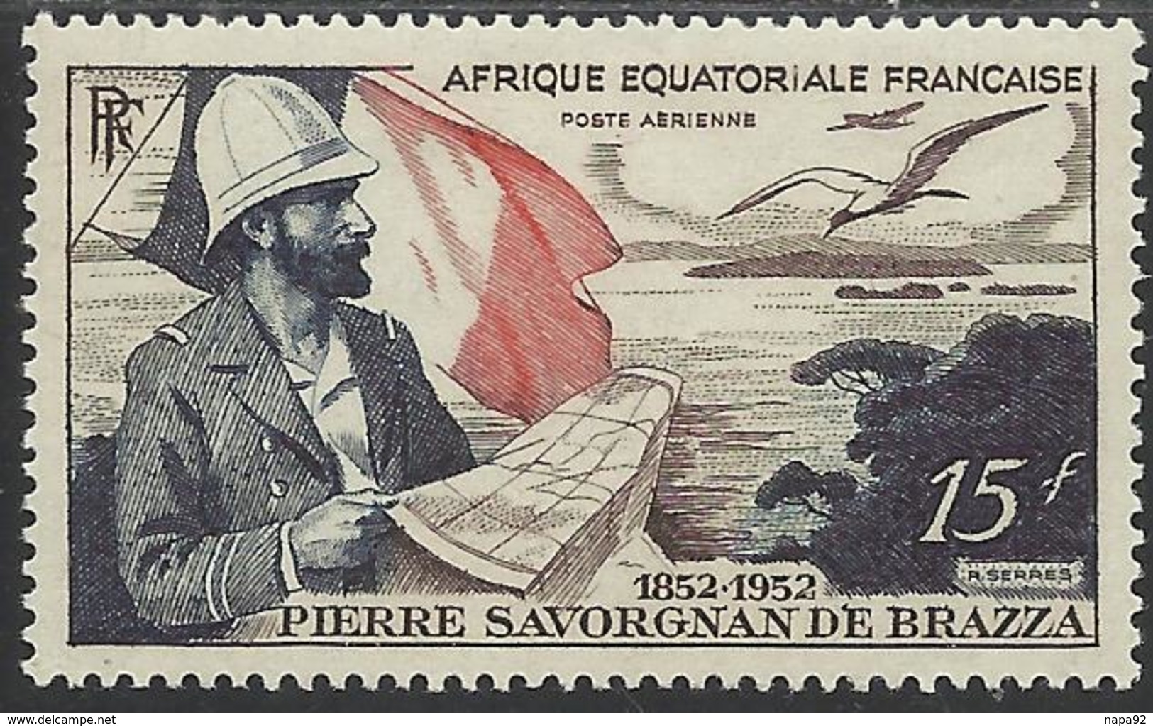 AFRIQUE EQUATORIALE FRANCAISE - AEF - A.E.F. - 1951 - YT PA 55** - MNH - Nuovi