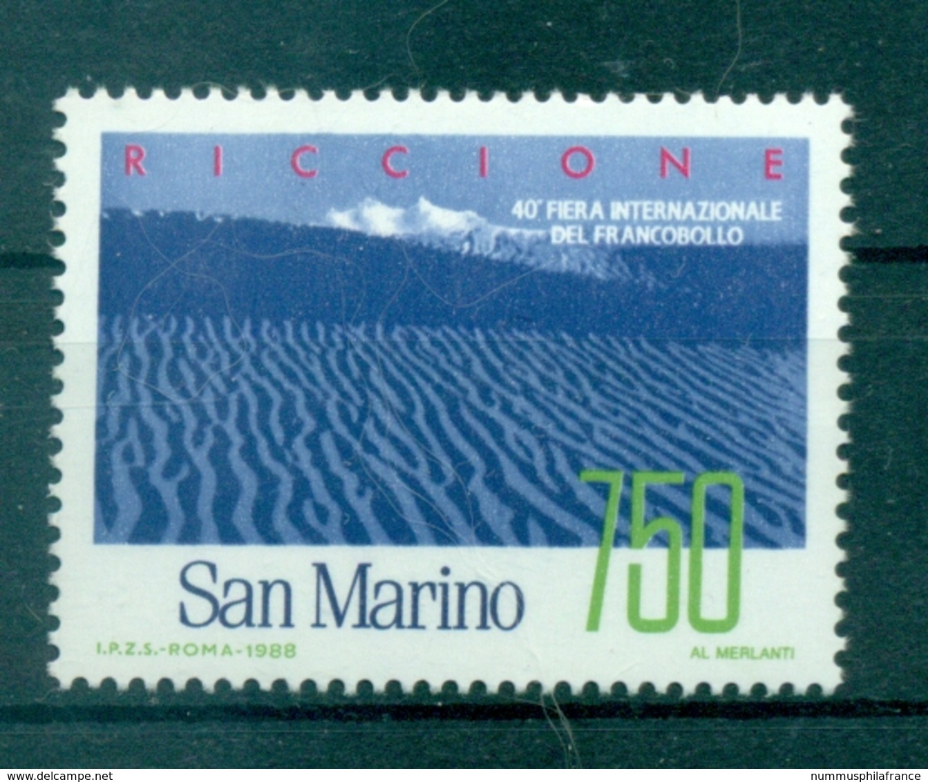 SAINT-MARIN 1988 - Mi. N. 1394 "SanMarino-Riccione" - Neufs