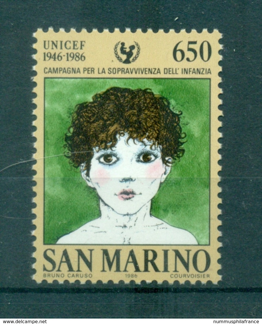 SAINT-MARIN 1986 - Mi. N. 1350 UNICEF - Neufs