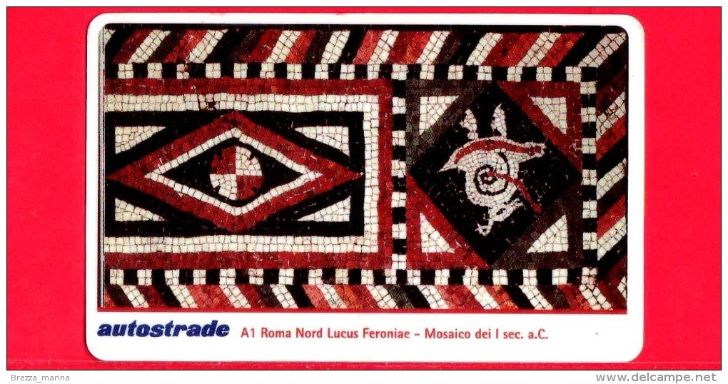 VIACARD - Serie Arte 1998 - Lucus Feroniae - Mosaico Del I Set A.C. - Tessera N. 320 - 50.000 - Pub - 03.1998 - Altri & Non Classificati