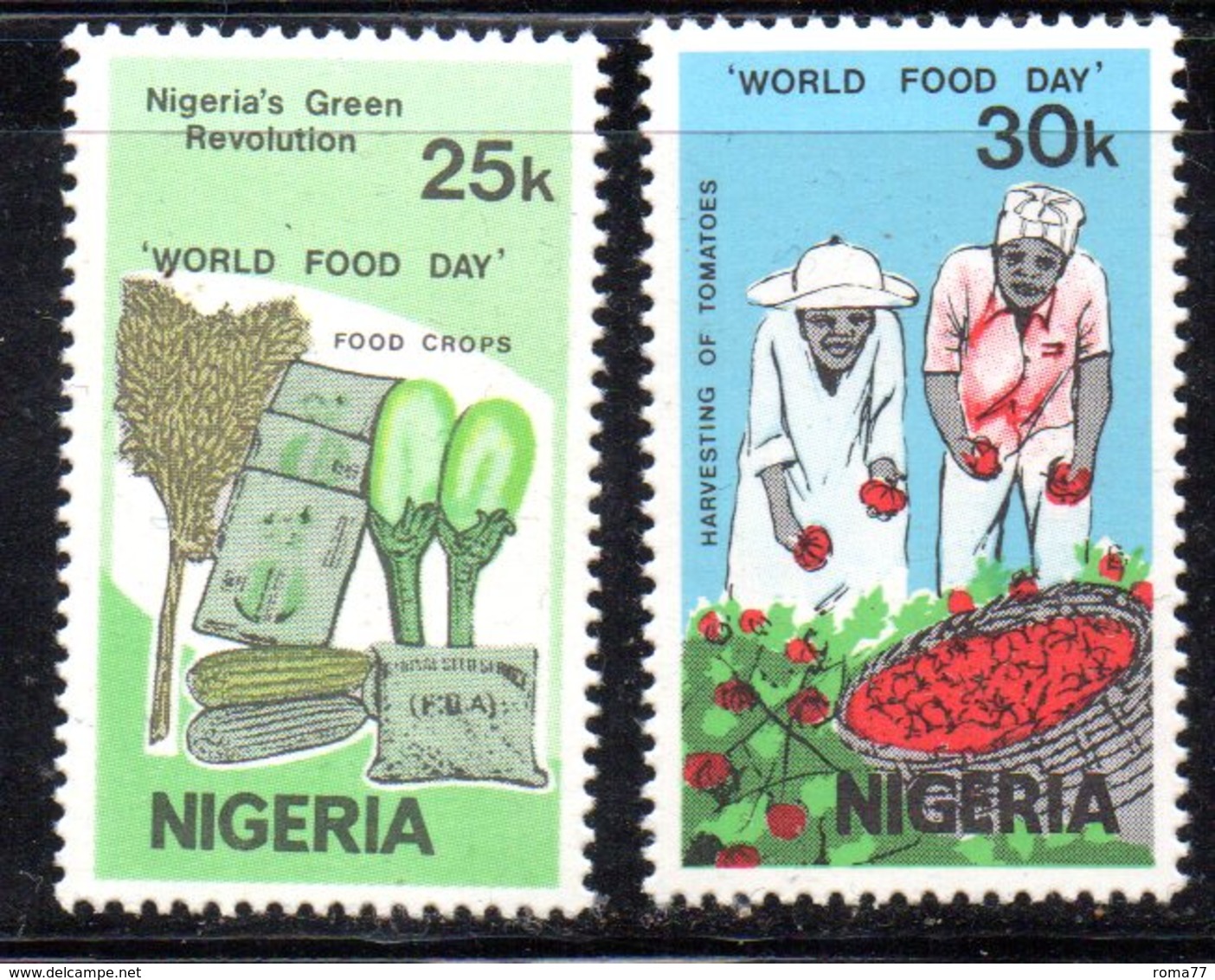 APR765 - NIGERIA 1981 , Yvert  N. 393/396  ***  MNH (2380A). Alimentazione - Nigeria (1961-...)