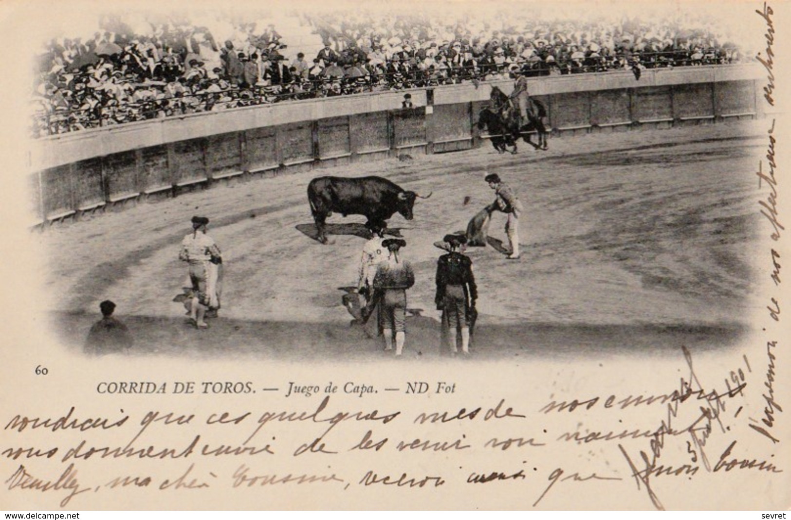 CORRIDA DE TOROS   - Juego De Capa - Corridas