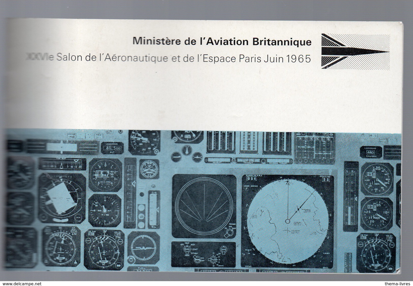 (aviation) Brochure MINISTERE DE L'AVIATION BRITANNIQUE Salon De L'aéronautique Paris 1965(projet Concorde) (PPP10626) - Non Classés