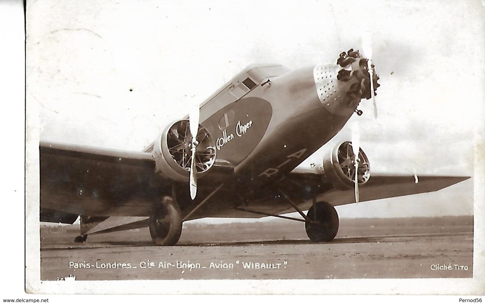 Avion 1934 WIBAULT  PARIS LONDRES - 1919-1938: Entre Guerres