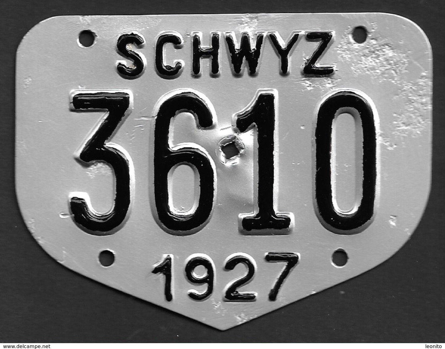 Velonummer Schwyz SZ 27 - Plaques D'immatriculation
