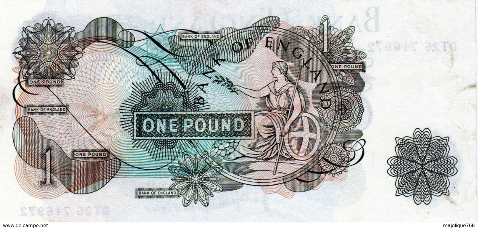 Billet De Grande-Bretagne De 1 Pound N D (1960-77) En T T B +-D T 26 716972 - 1 Pound