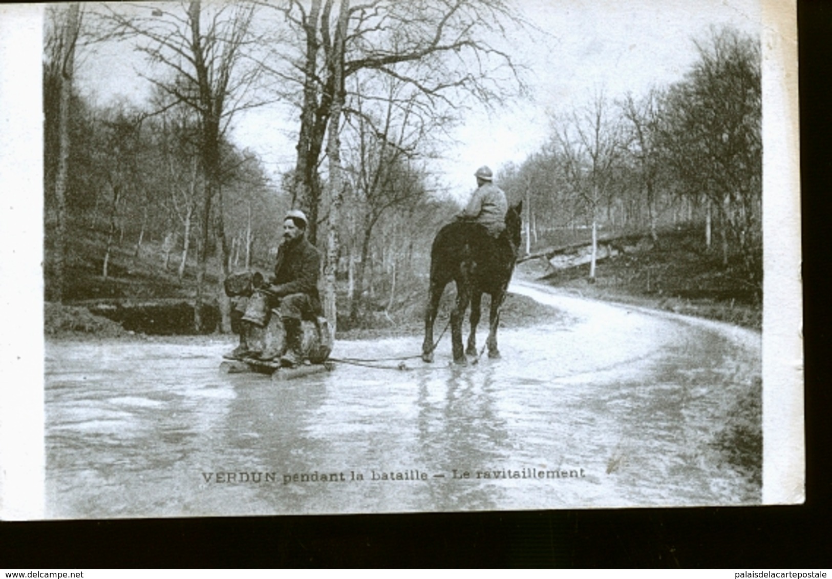 VERDUN POILUS SUR LA GLACE - Verdun