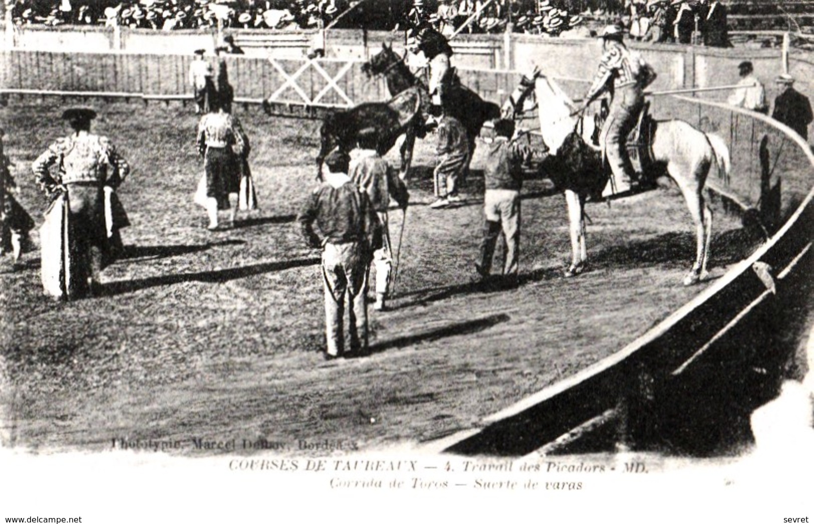 COURSES DE TAUREAUX - Travail Des Picadors. - Corridas