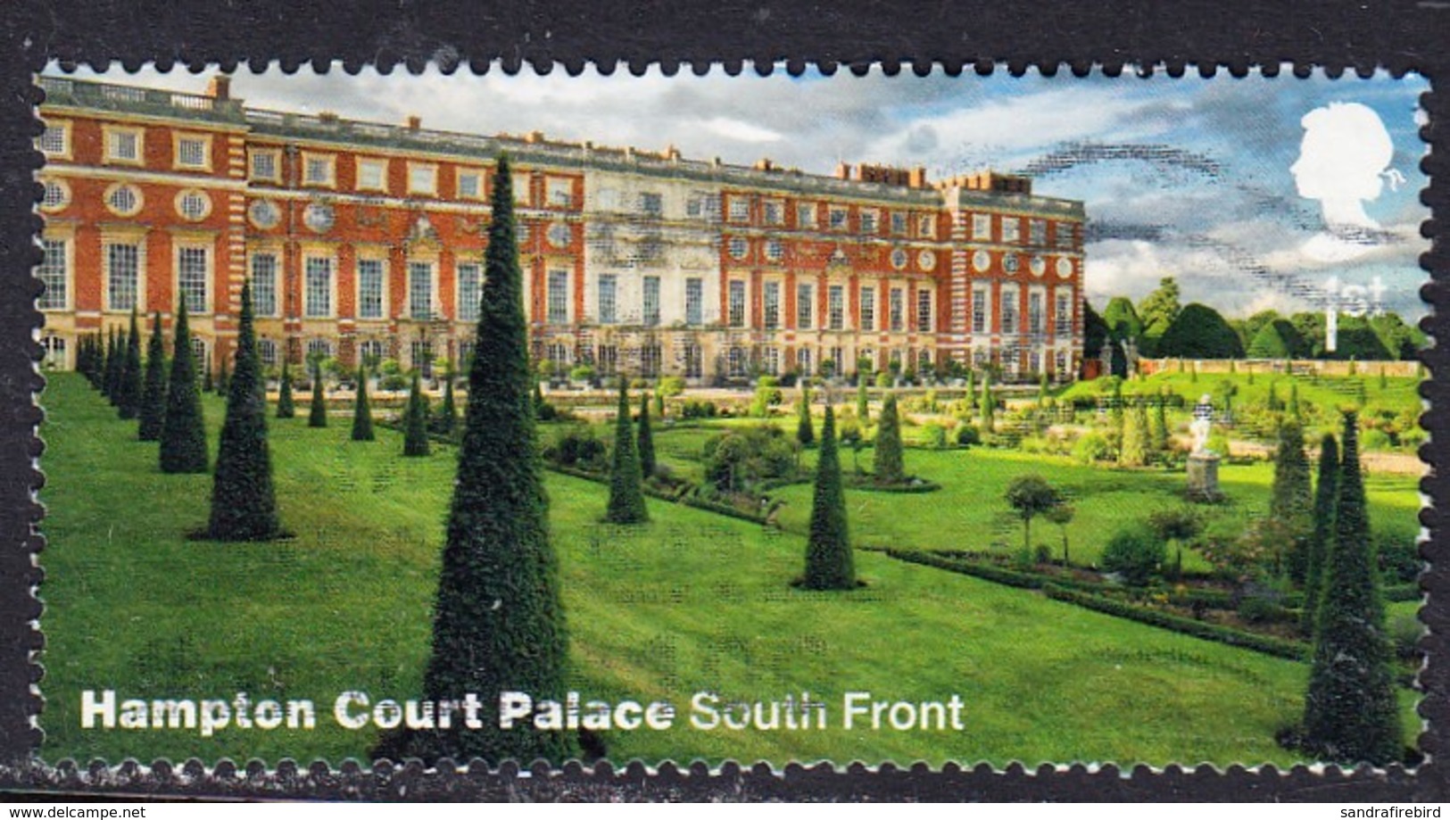 2018 GB  Hampton Court Palace & Gardens - Hampton Court Palace - South Front 1st  Used - Used Stamps