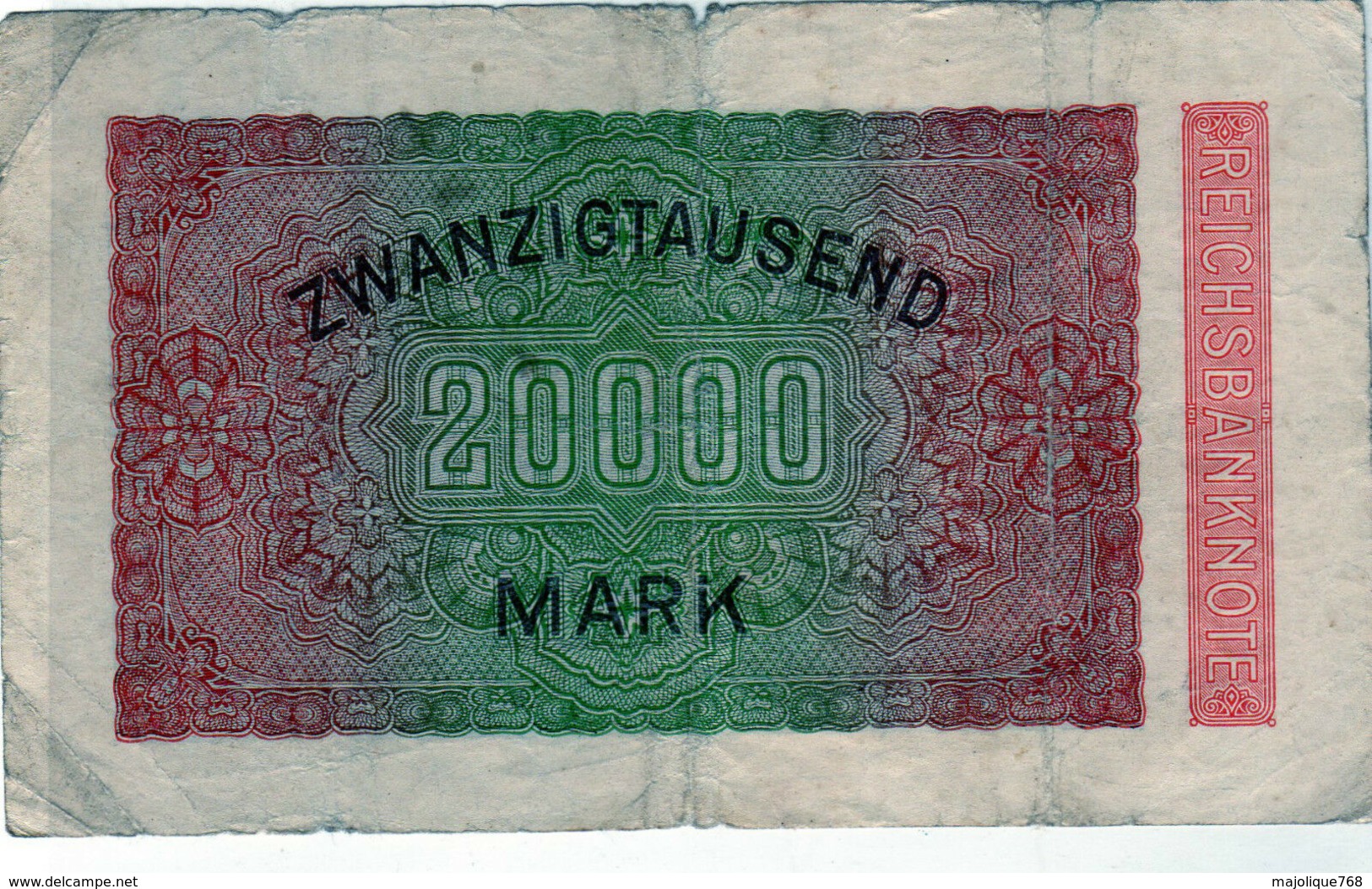 Billet Allemand De 20000 Mark Le 20-2-1923 - - 20000 Mark