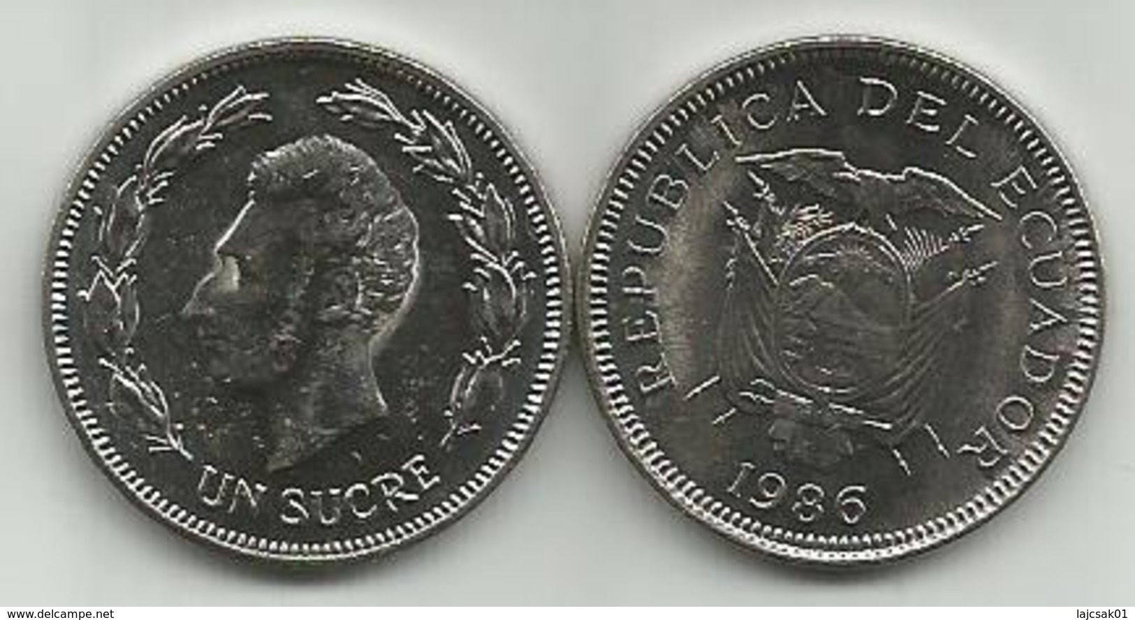 Ecuador 1 Sucre 1986. High Grade - Ecuador