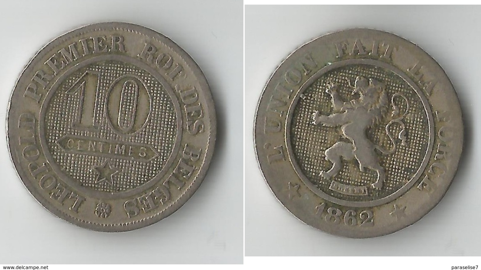 BELGIQUE 10  CENTIMES 1863 - 10 Centimes