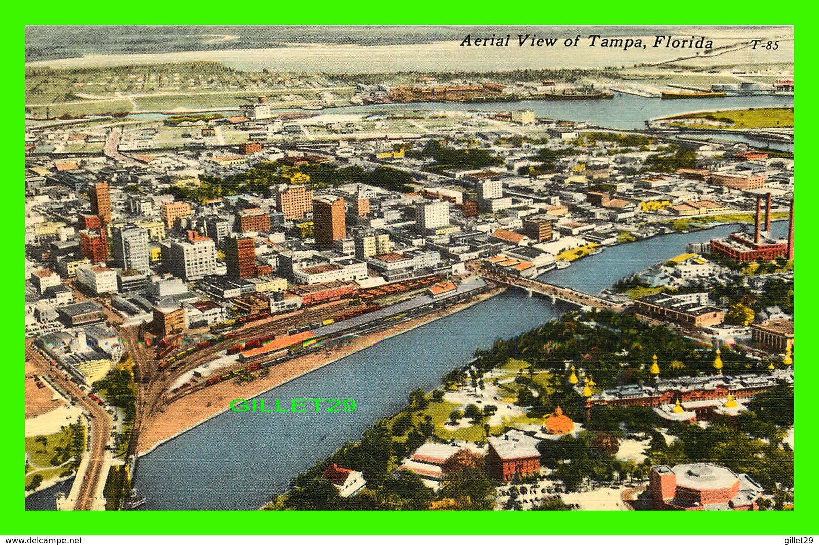 TAMPA, FL - AERIAL VIEW OF TAMPA CITY - - Tampa