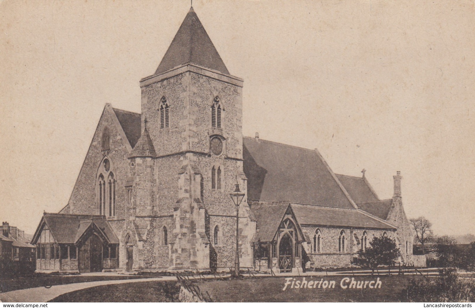 Postcard Fisherton Church Salisbury Wiltshire My Ref  B13117 - Salisbury