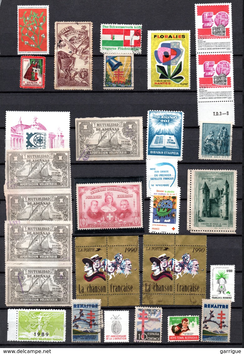 Très Gros Ensemble De Vignettes Du Monde Entier - Lots & Kiloware (mixtures) - Min. 1000 Stamps