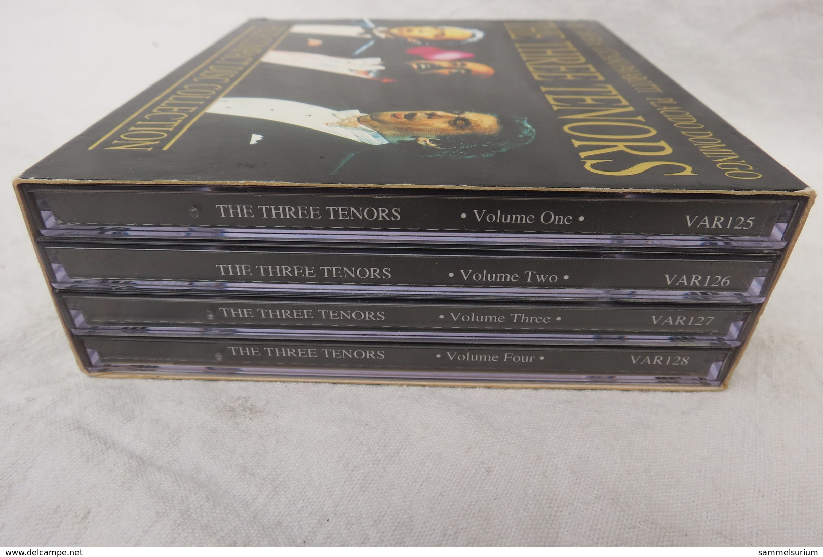 4 CDs "The Three Tenors" Jose Carreras, Luciano Pavarotti, Placido Domingo - Opera