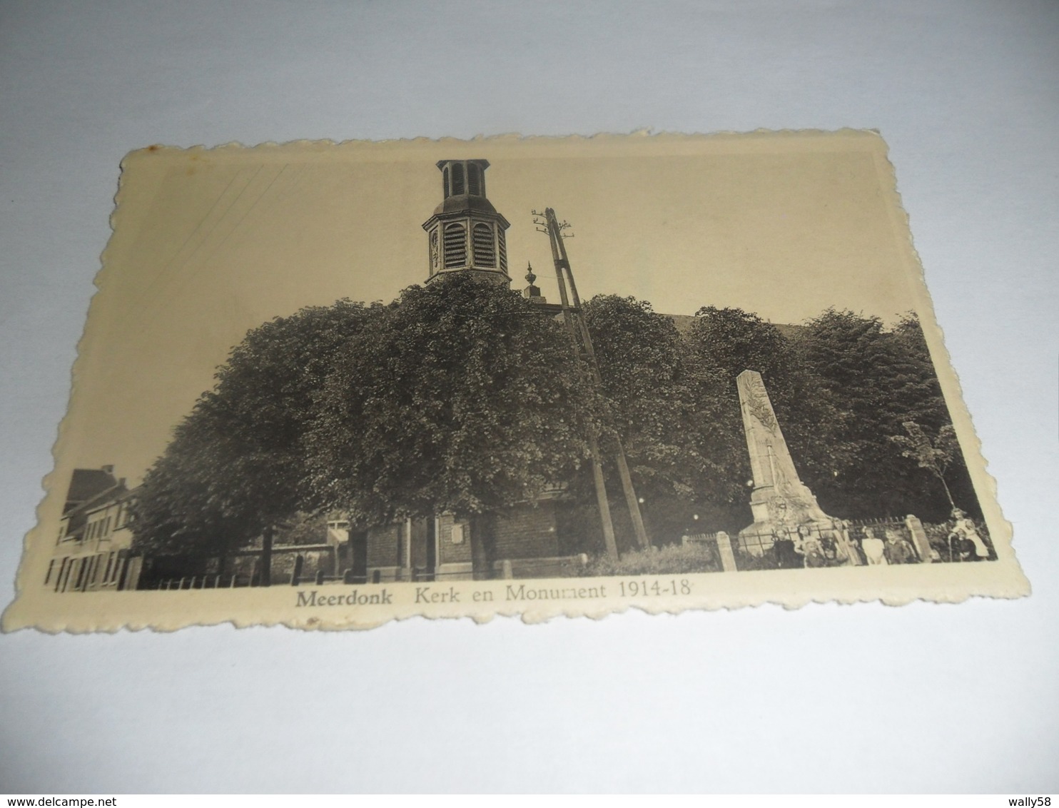 Sint-gillis-waas Meerdonk Kerk En Monument 1914-18 - Sint-Gillis-Waas