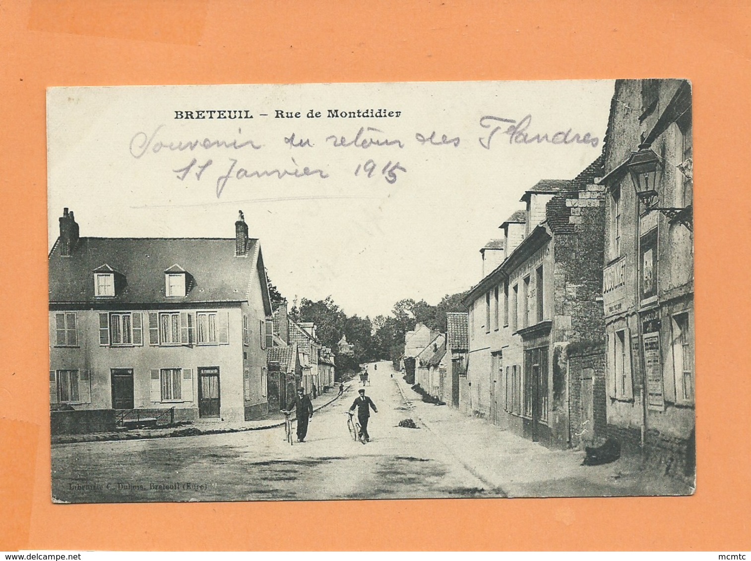 CPA  - Breteuil   - Rue De Montdidier - Breteuil