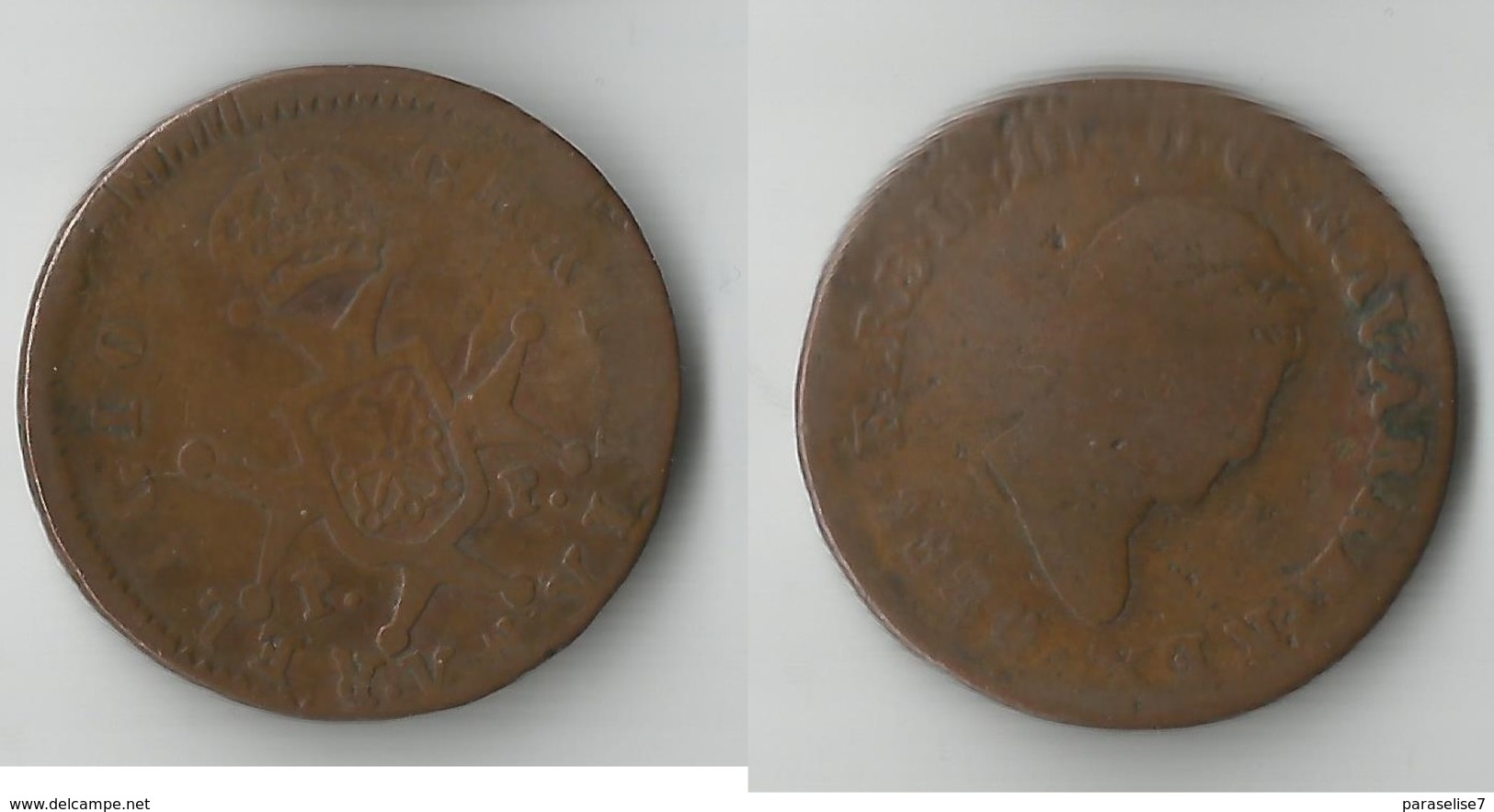 ESPAGNE - NAVARRE  3 MARAVEDIS   1826 - Münzen Der Provinzen