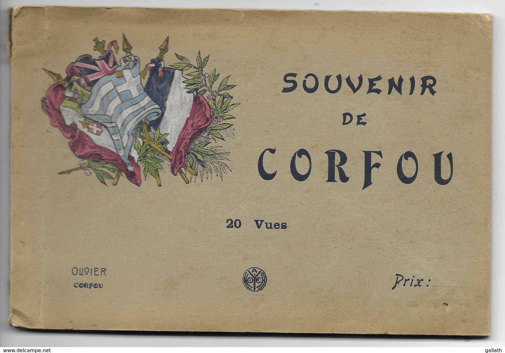 CORFOU-Carnet De 20 Vues 12x18,5... - Griechenland