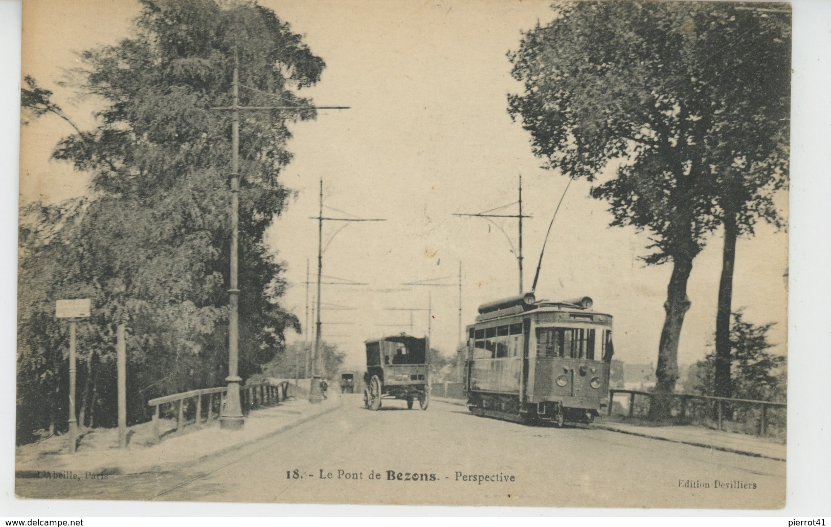 BEZONS - Perspective Du Pont (tramway ) - Bezons
