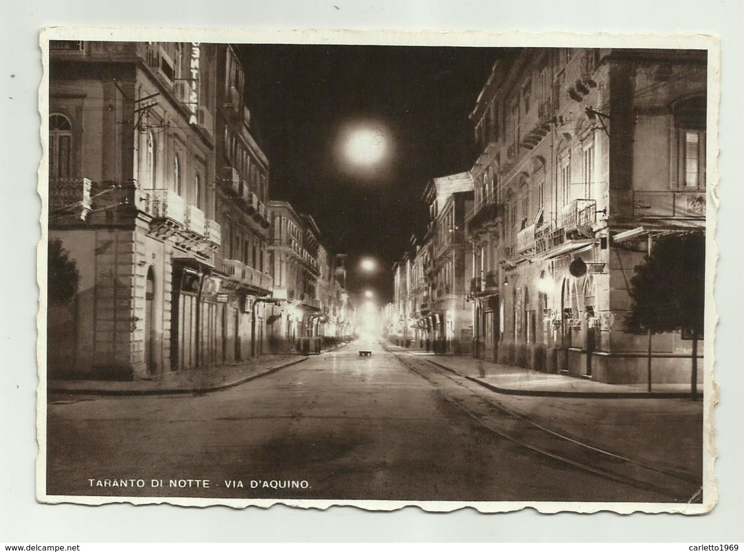 TARANTO DI NOTTE - VIA D'AQUINO VIAGGIATA FG - Taranto