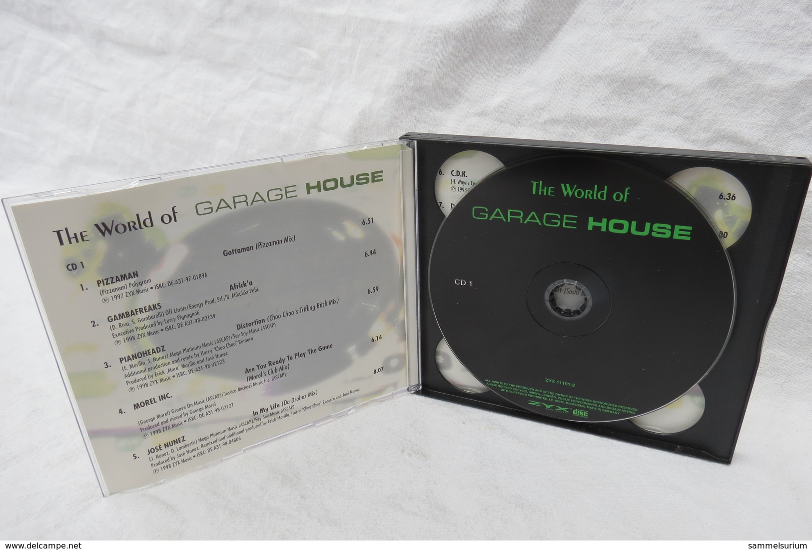 2 CDs "The World Of Garage House" - Dance, Techno & House