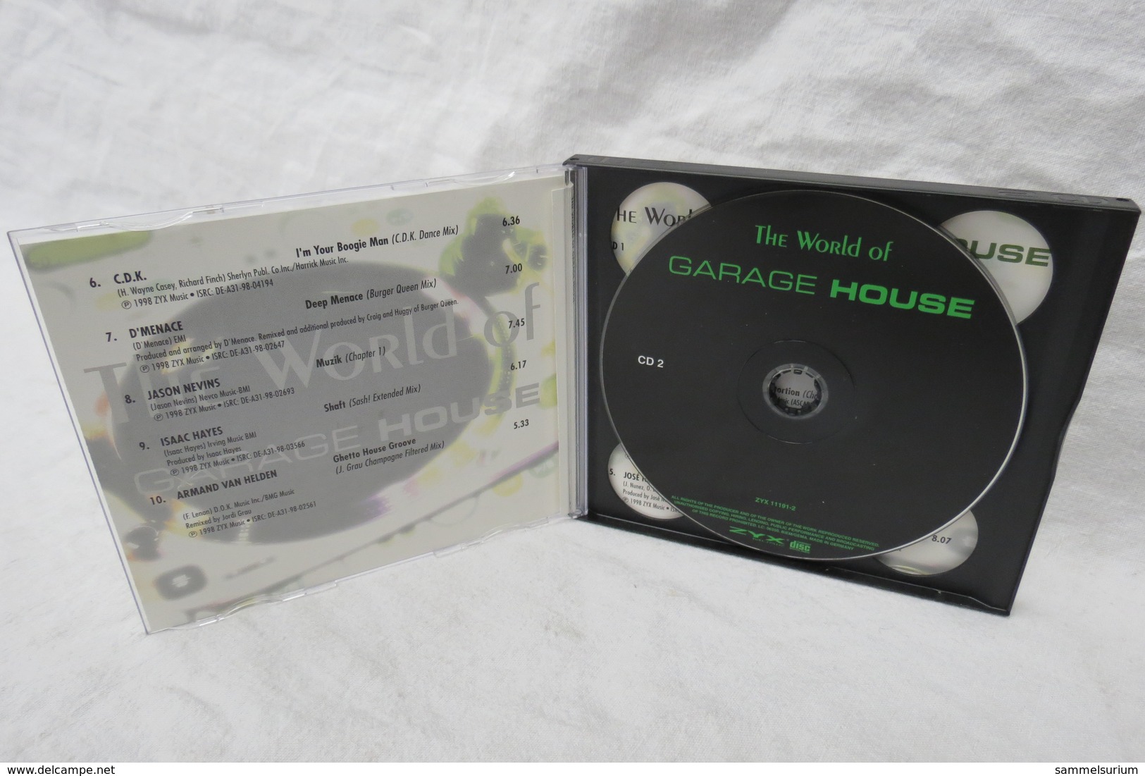 2 CDs "The World Of Garage House" - Dance, Techno & House