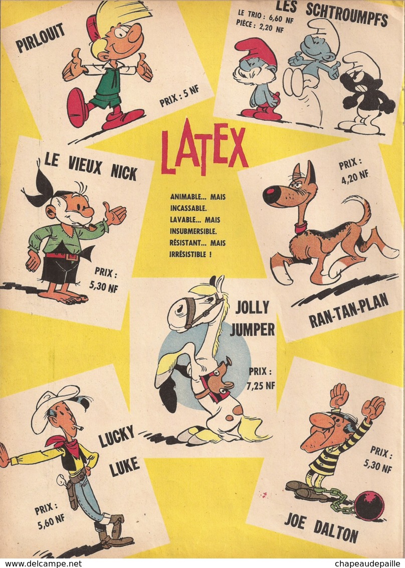 Vos Héros En Latex / Pirlouit, Les Schtroumpfs, Etc - Publicités