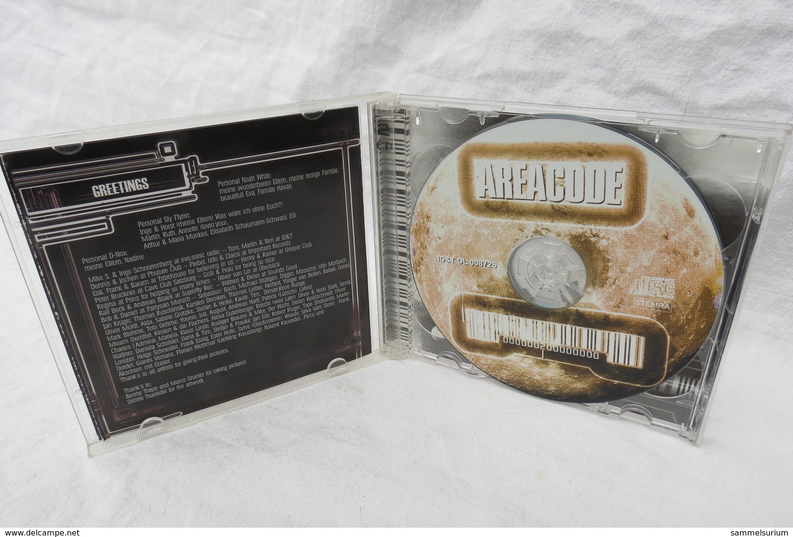 2 CDs "Areacode" Compilation - Dance, Techno & House
