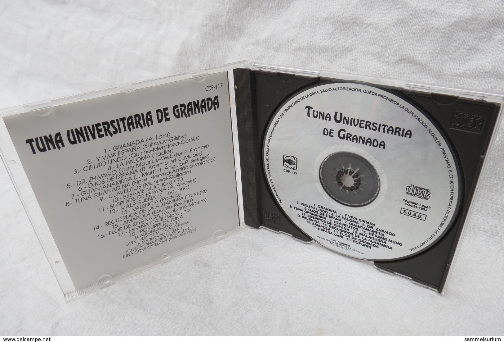 CD "Tuna Universitaria De Granada" - Other - Spanish Music