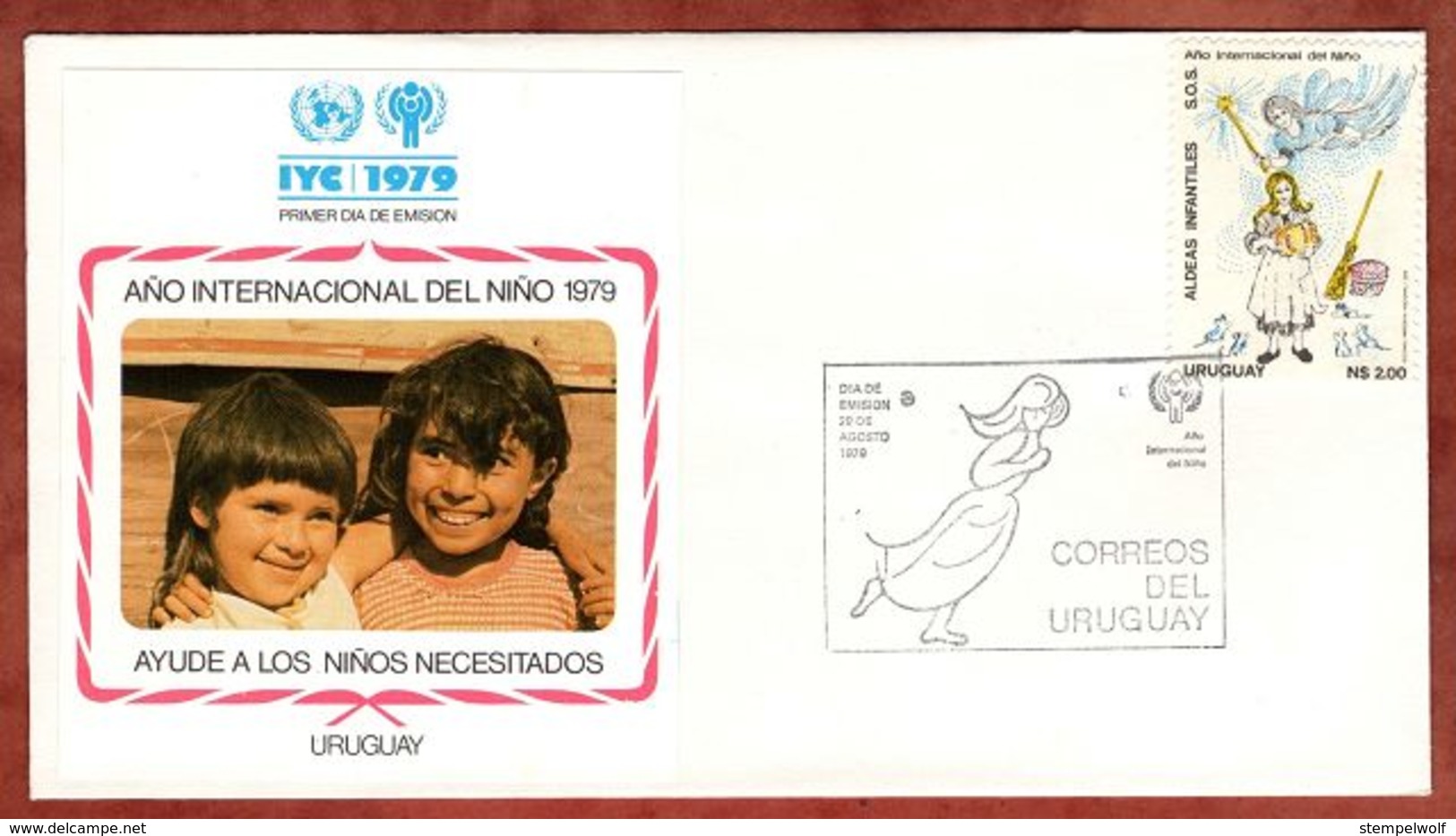 FDC, SOS-Kinderdoerfer, 1979 (72975) - Uruguay
