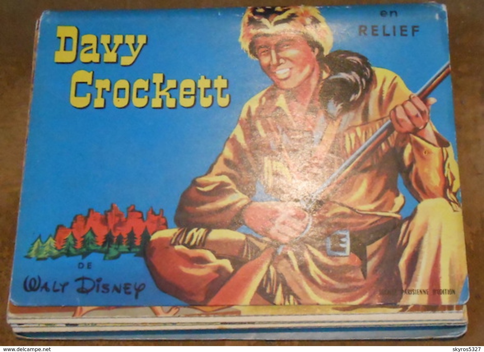 Davy Crockett En Relief- Pop-up - Autres & Non Classés