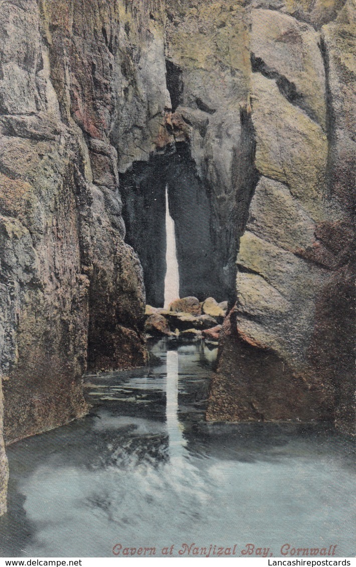 Postcard Cavern At Nanjizal Bay Nr Land's End And Sennen Cornwall My Ref  B13123 - Land's End
