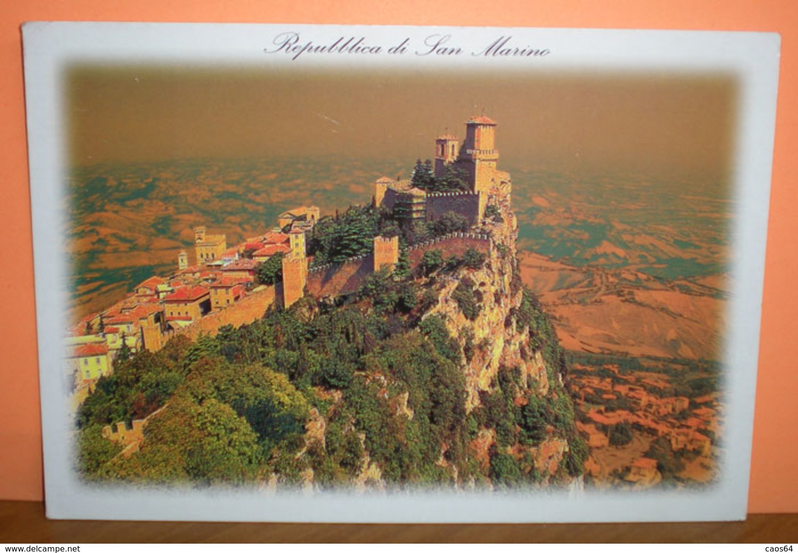 Storia Postale 2002 San Marino Isolato Euro 0,41 Anno Internazionale Delle Montagne Su Cartolina - Storia Postale