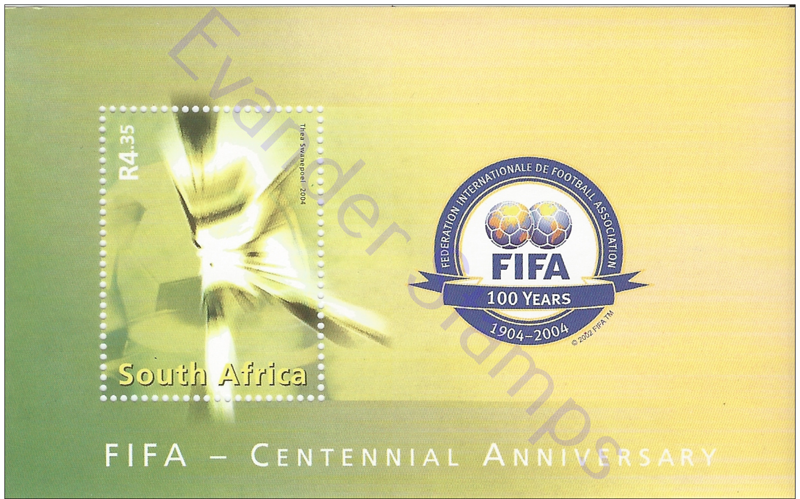 South Africa 2004 FIFA/Soccer (ss), MNH - Neufs