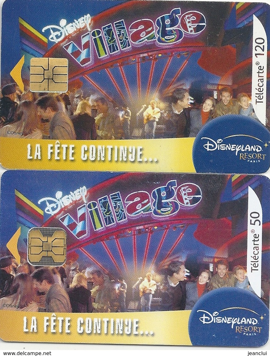 2 TELECARTES . F 1298 A & 1299 . DISNEY  . COTE POUR LES 2 = 8 € - 2002