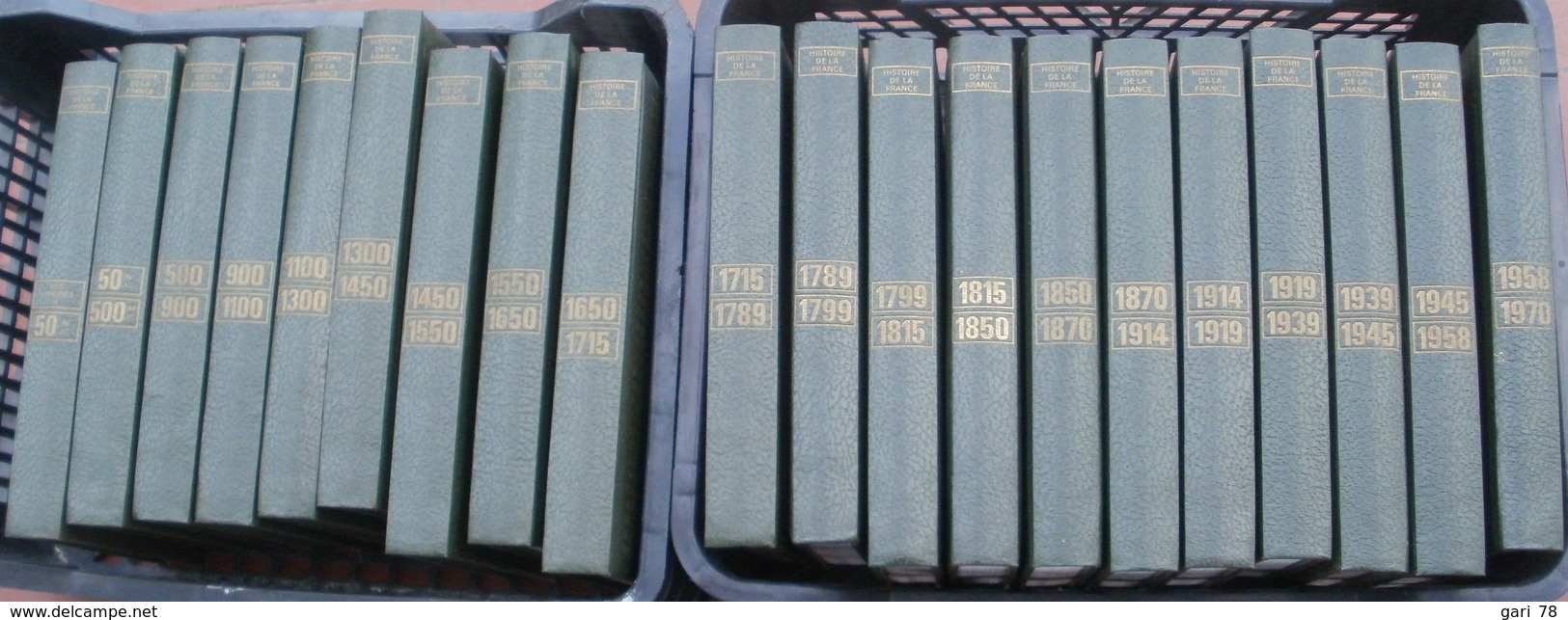 Lot Des 20 Volumes, Collection  HISTOIRE De La FRANCE Des Origines A 1970 - Edition Culture,art, Loisirs - Bücherpakete