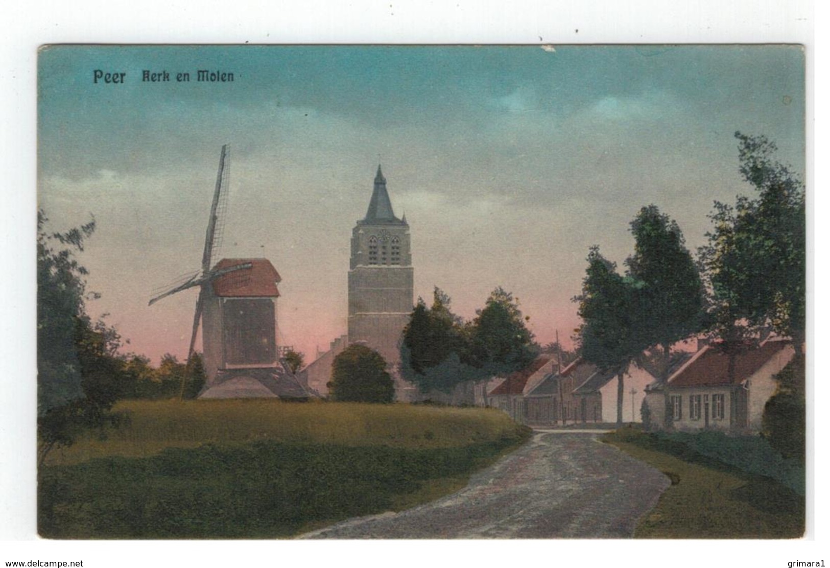 Peer  Kerk En Molen - Peer