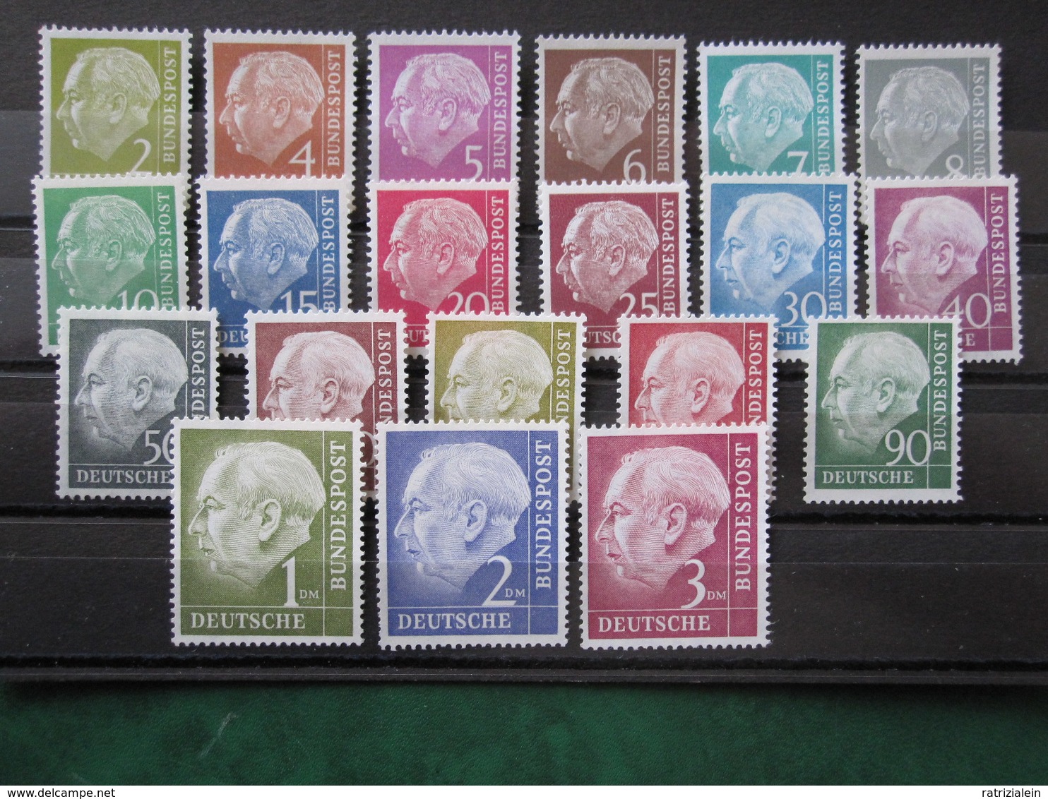 Bund  Heuss-Satz  Mi 177 - 96 **   Postfrisch  , Einwandfrei - Unused Stamps