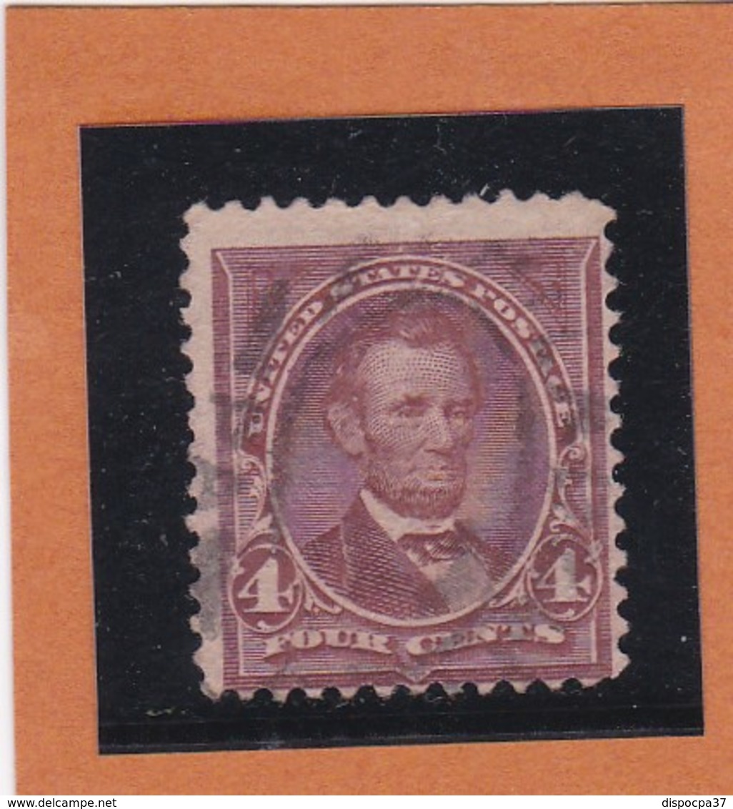 Etats-Unis  N°100 + Fleurons   - 1894 -  A. LINCOLN - Oblitérés - Used Stamps