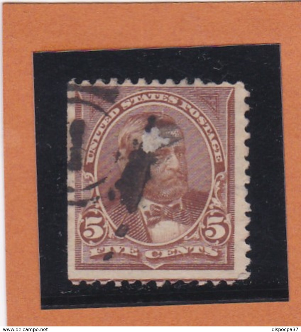 Etats-Unis  N°101 + Fleurons   - 1894 -  U. GRANT - Oblitérés - Used Stamps