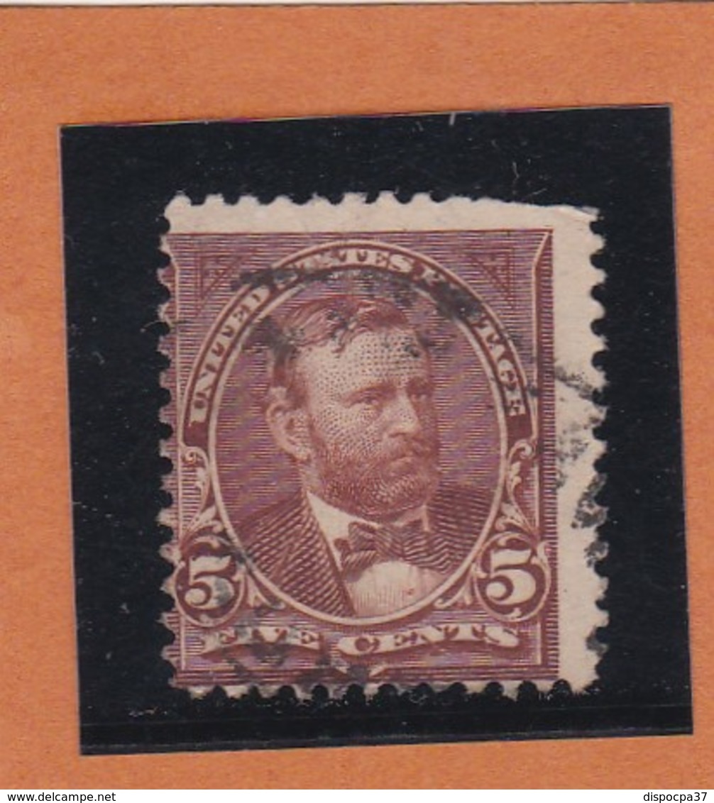 Etats-Unis  N°101 + Fleurons   - 1894 -  U. GRANT - Oblitérés - Used Stamps