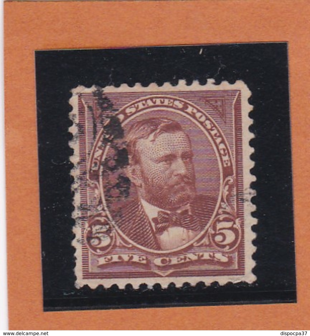 Etats-Unis  N°101 + Fleurons   - 1890-1893 -  U. GRANT - Oblitérés - Usados