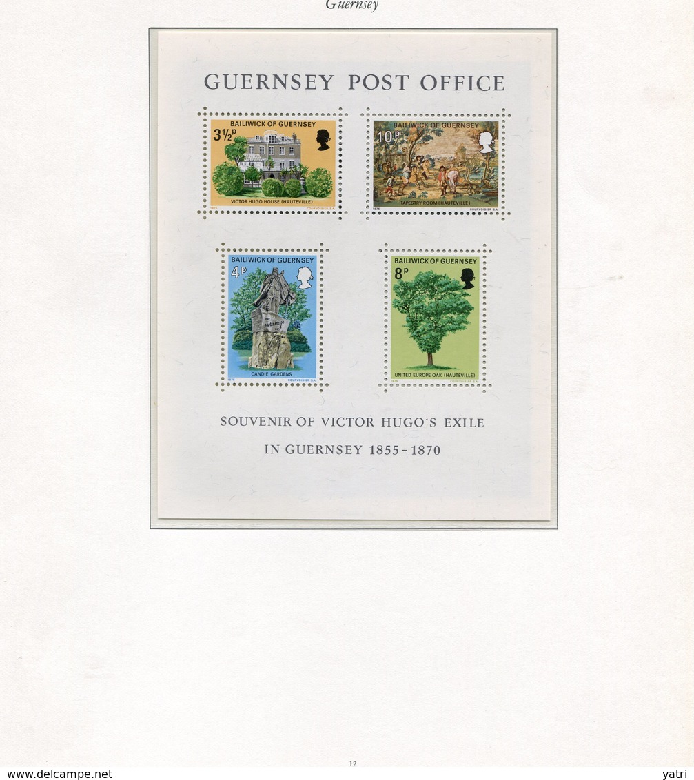 Guernsey - 1975 - Annata Completa ** - Guernesey