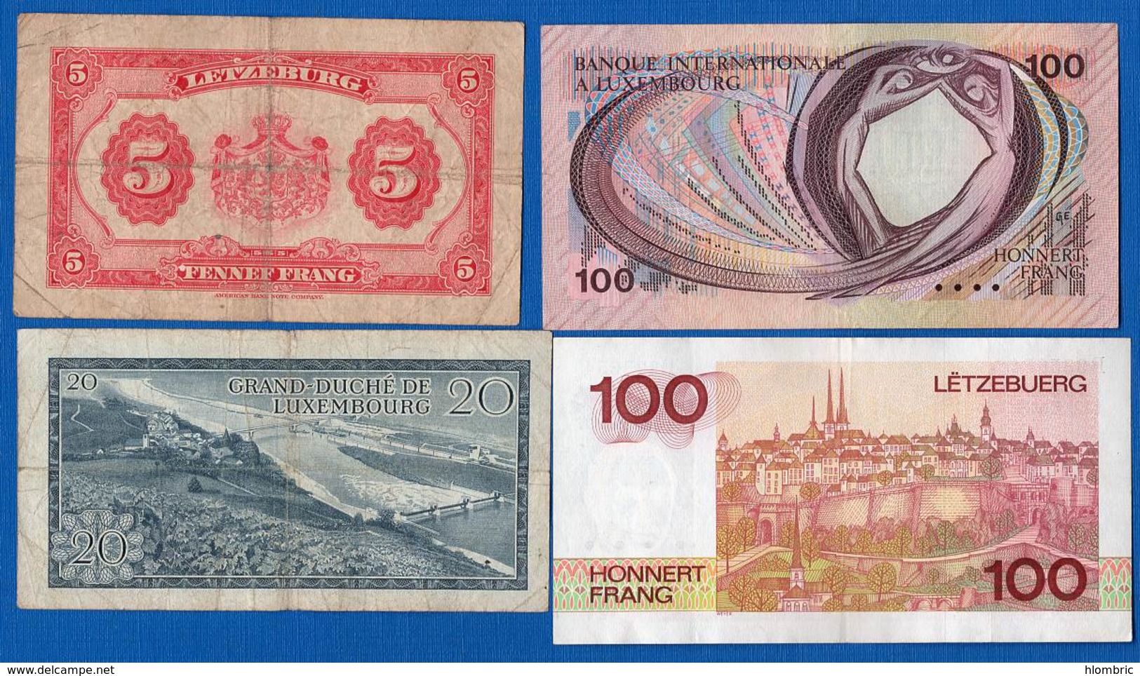 Luxembourg  4  Billets - Luxembourg