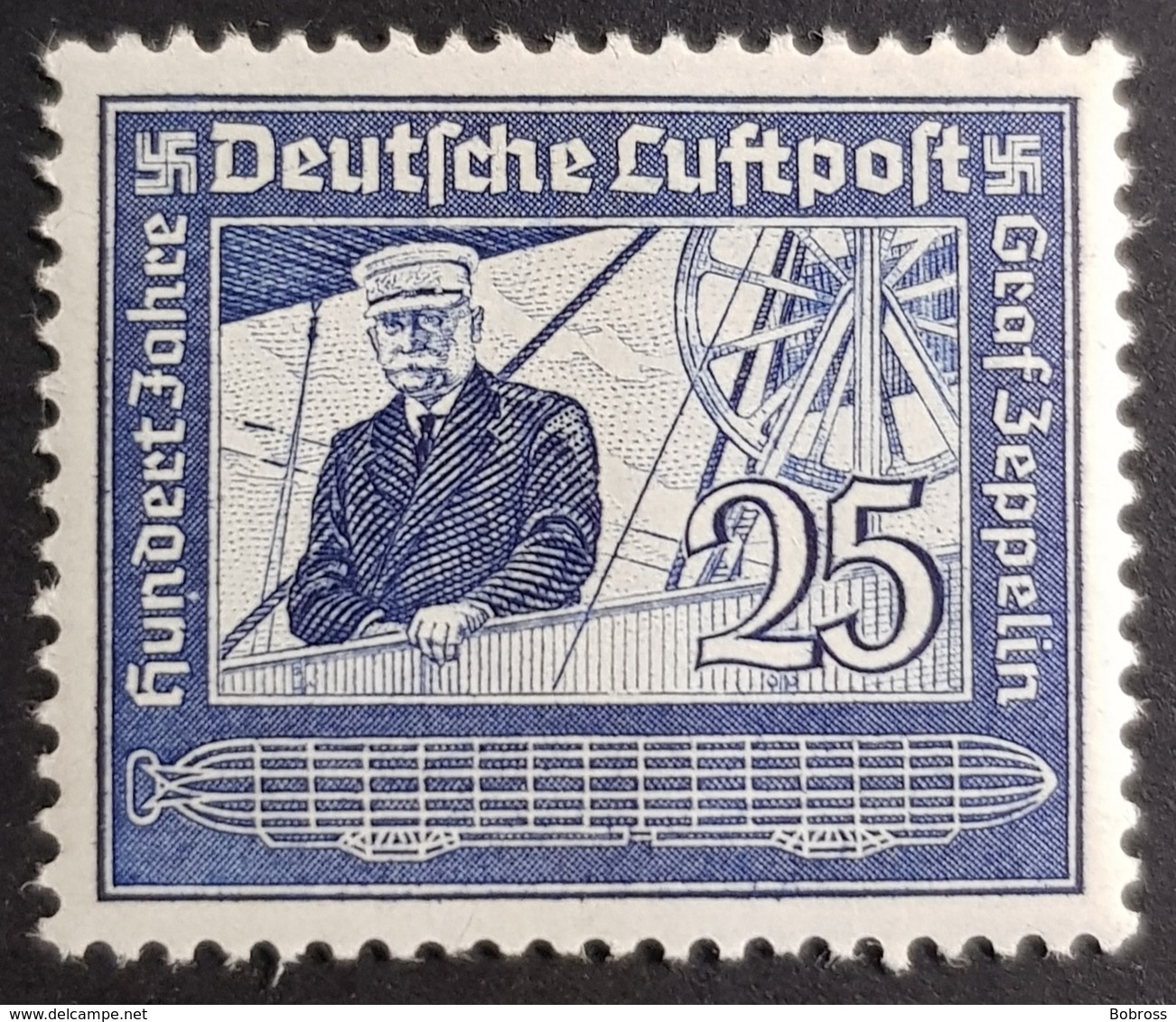 1938  Deutsches Reich , Germany , Graf Von Zeppelin, *,**, Or Used - Ungebraucht